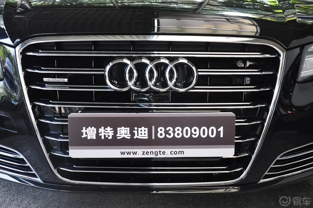 奥迪A8A8L 50 TFSI quattro 舒适型前格栅侧俯拍