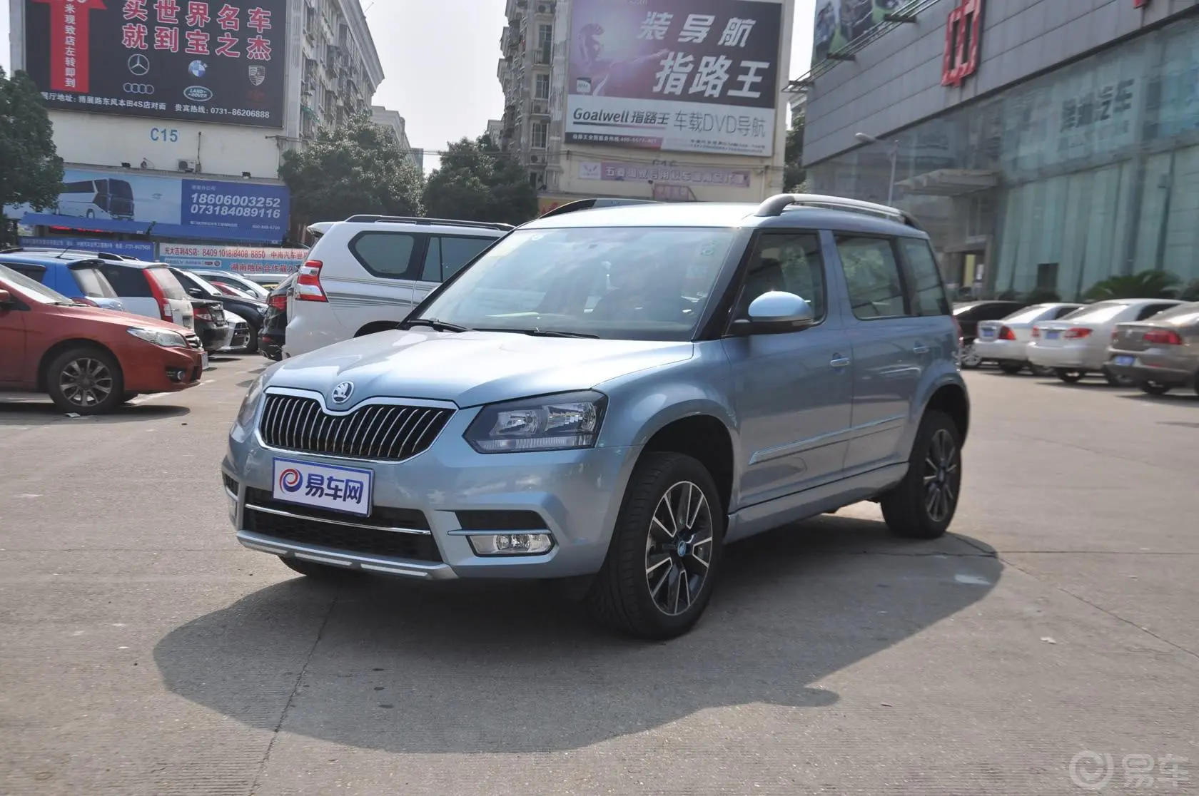 Yeti1.4TSI 双离合 手自一体 魅影版侧前45度车头向左水平