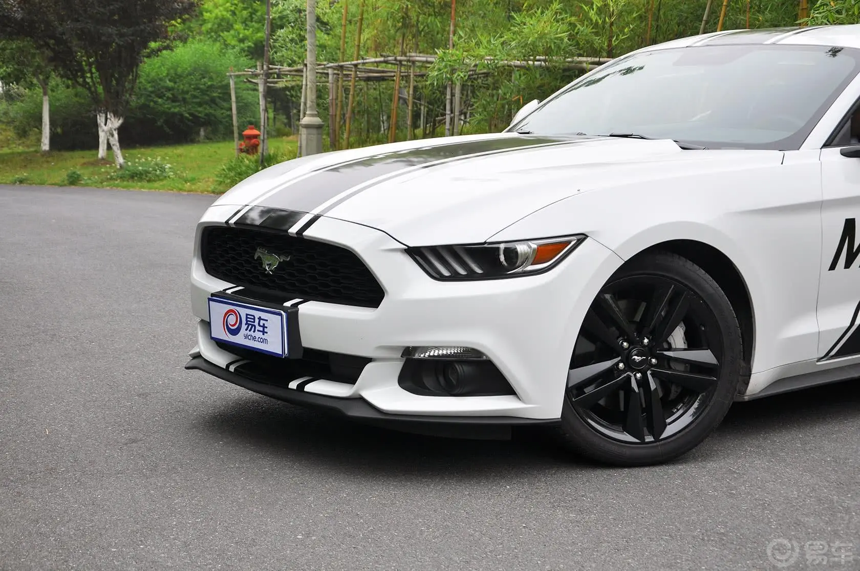 Mustang2.3L 手自一体 50周年纪念版车头局部