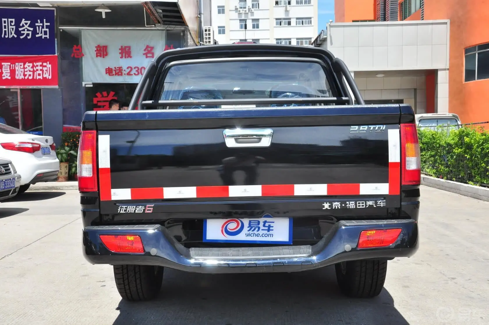 萨普萨普V 2.8L 手动 标准版BJ1027V2MD6-XA（BJ493ZLQ4)  国Ⅳ正后水平