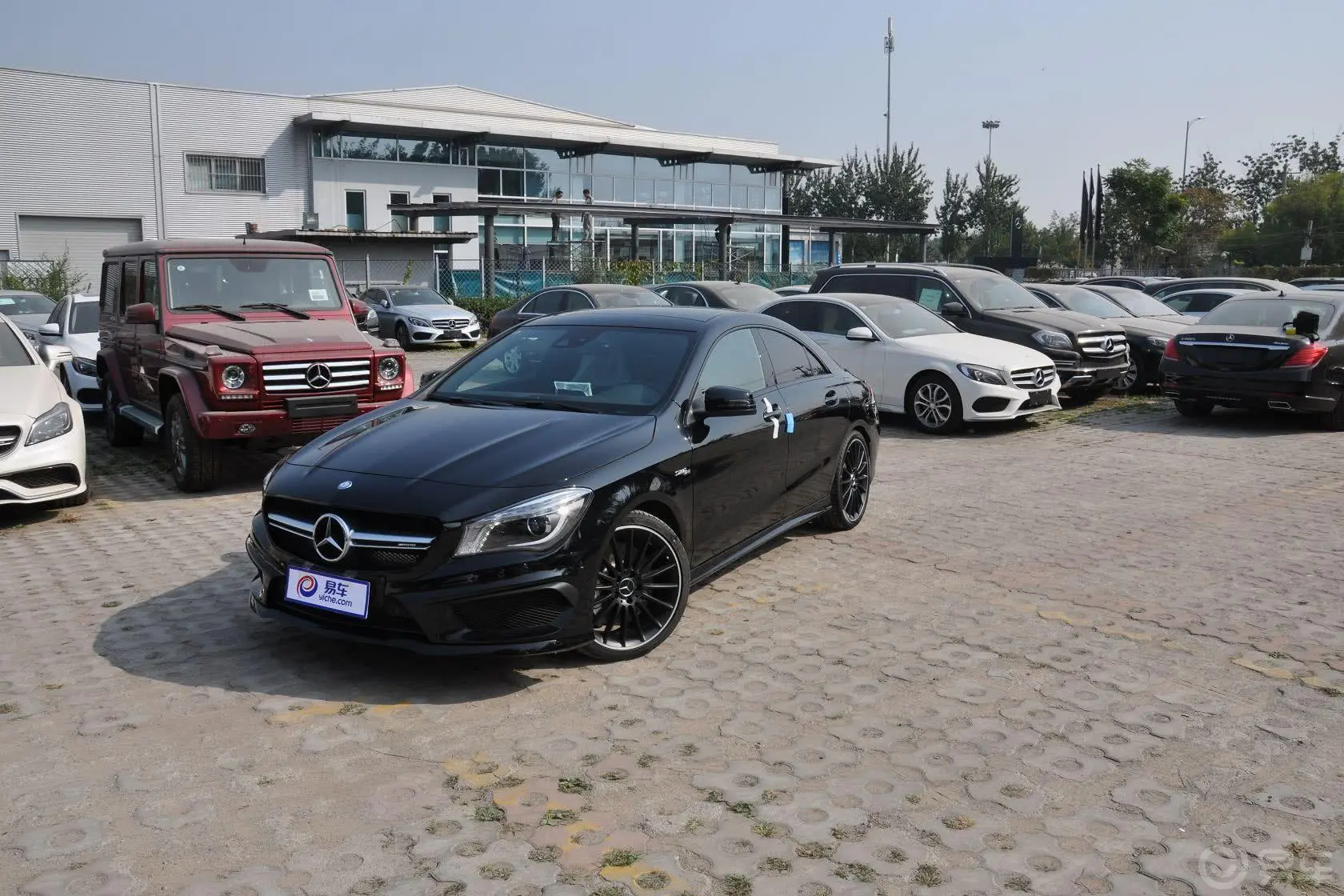 奔驰CLA级 AMGCLA45 AMG 4MATIC侧前45度车头向左水平