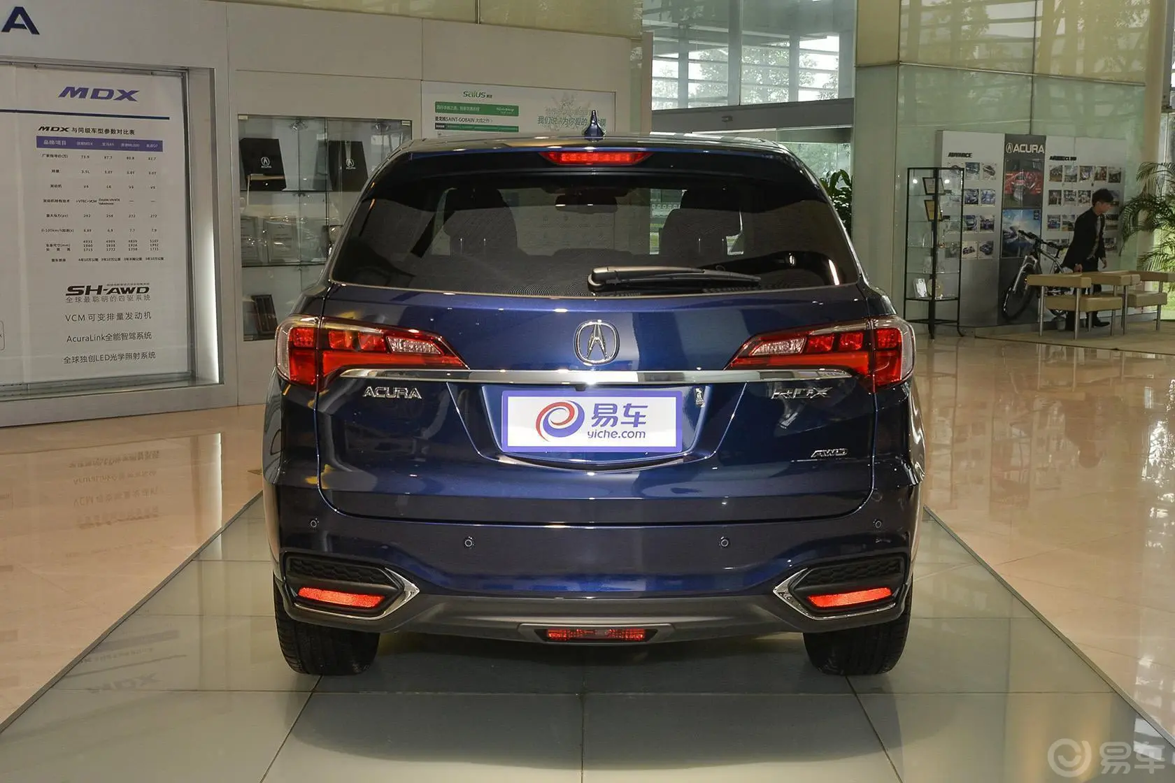 讴歌RDX(进口)3.0L 手自一体 四驱 尊享版正后水平