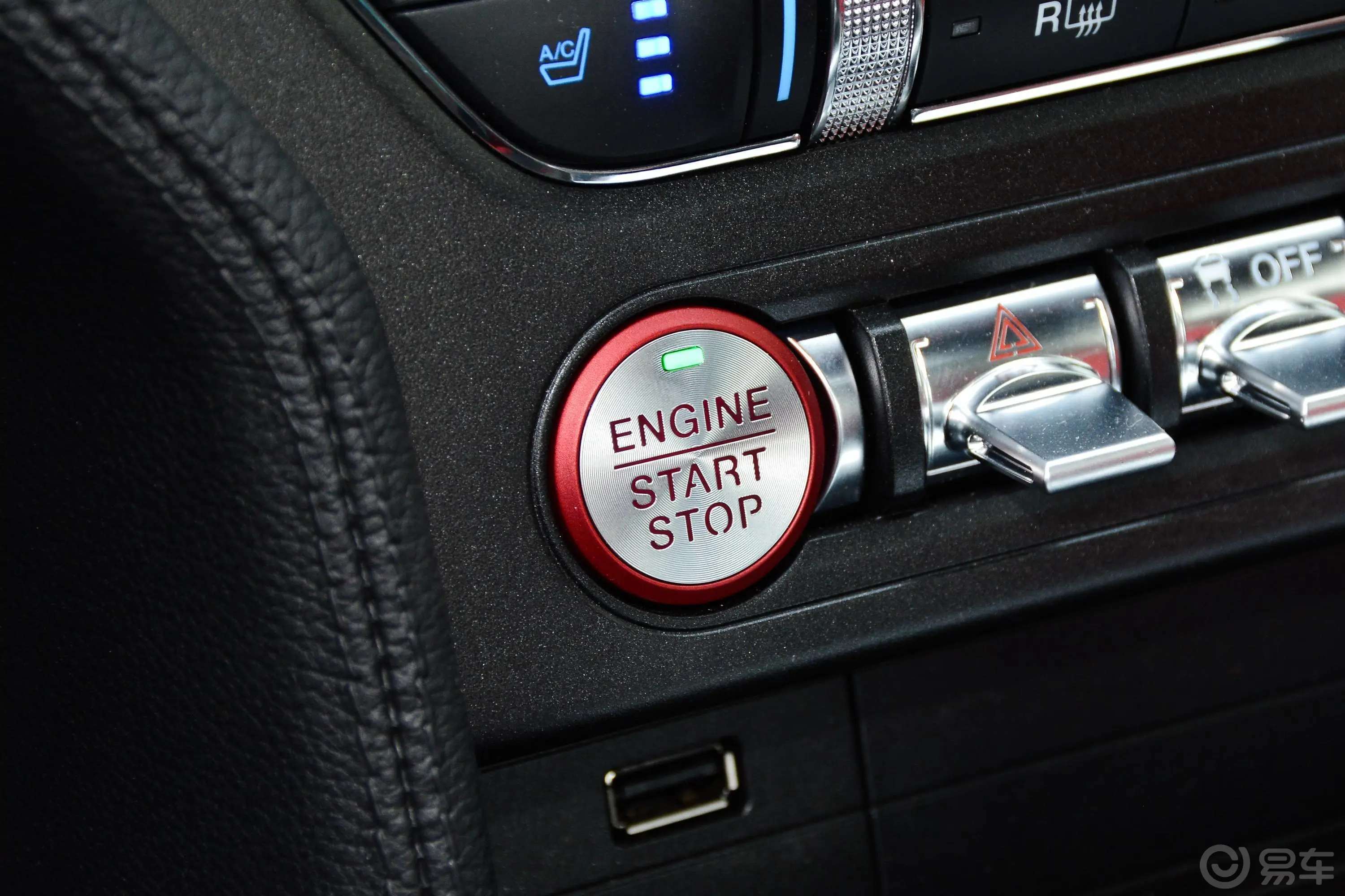 Mustang5.0L V8 GT钥匙孔或一键启动按键