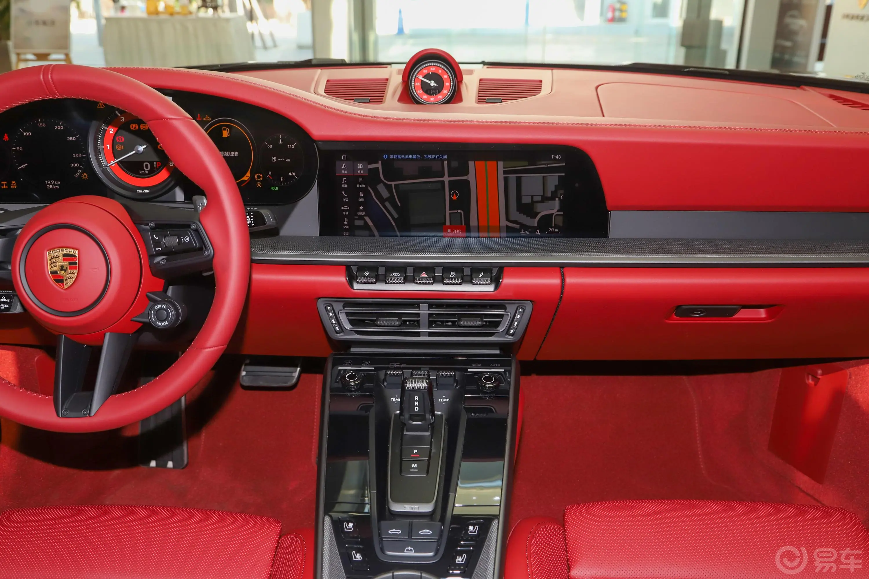 保时捷911Carrera 4S Cabriolet 3.0T中控台整体