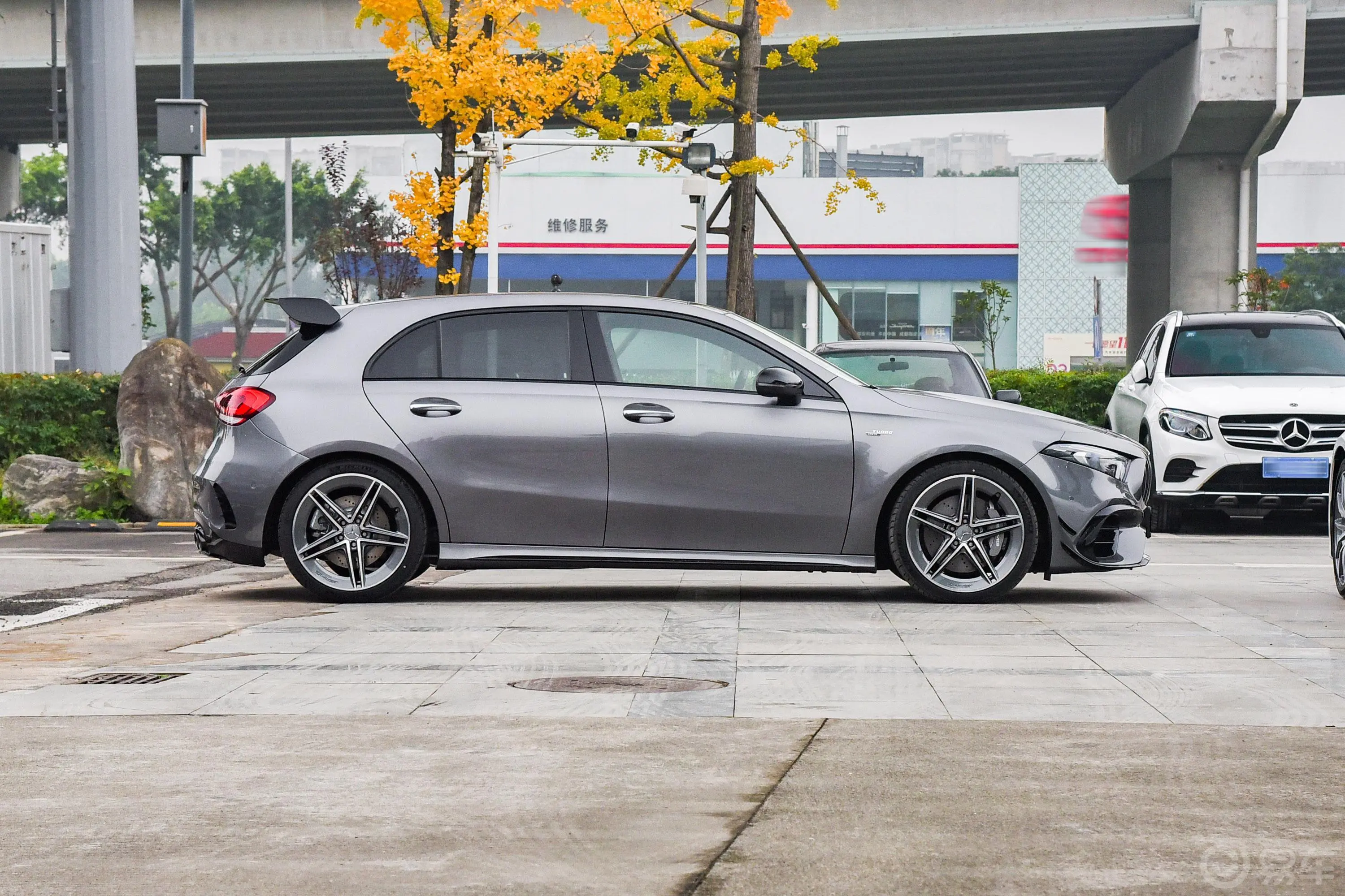 奔驰A级 AMG(进口)AMG A 45 4MATIC+正侧车头向右水平