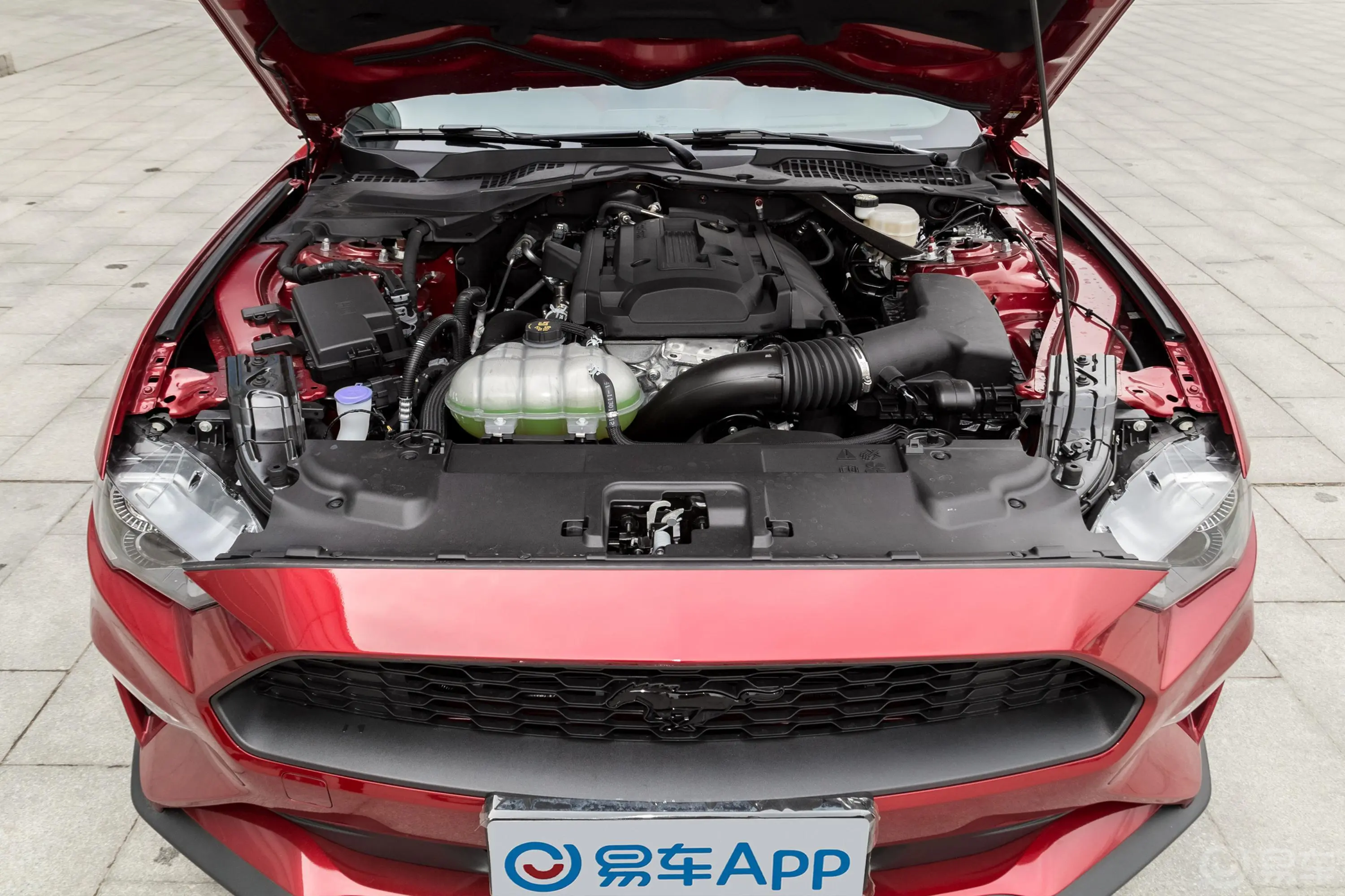 Mustang2.3T 黑曜魅影特别版发动机舱整体