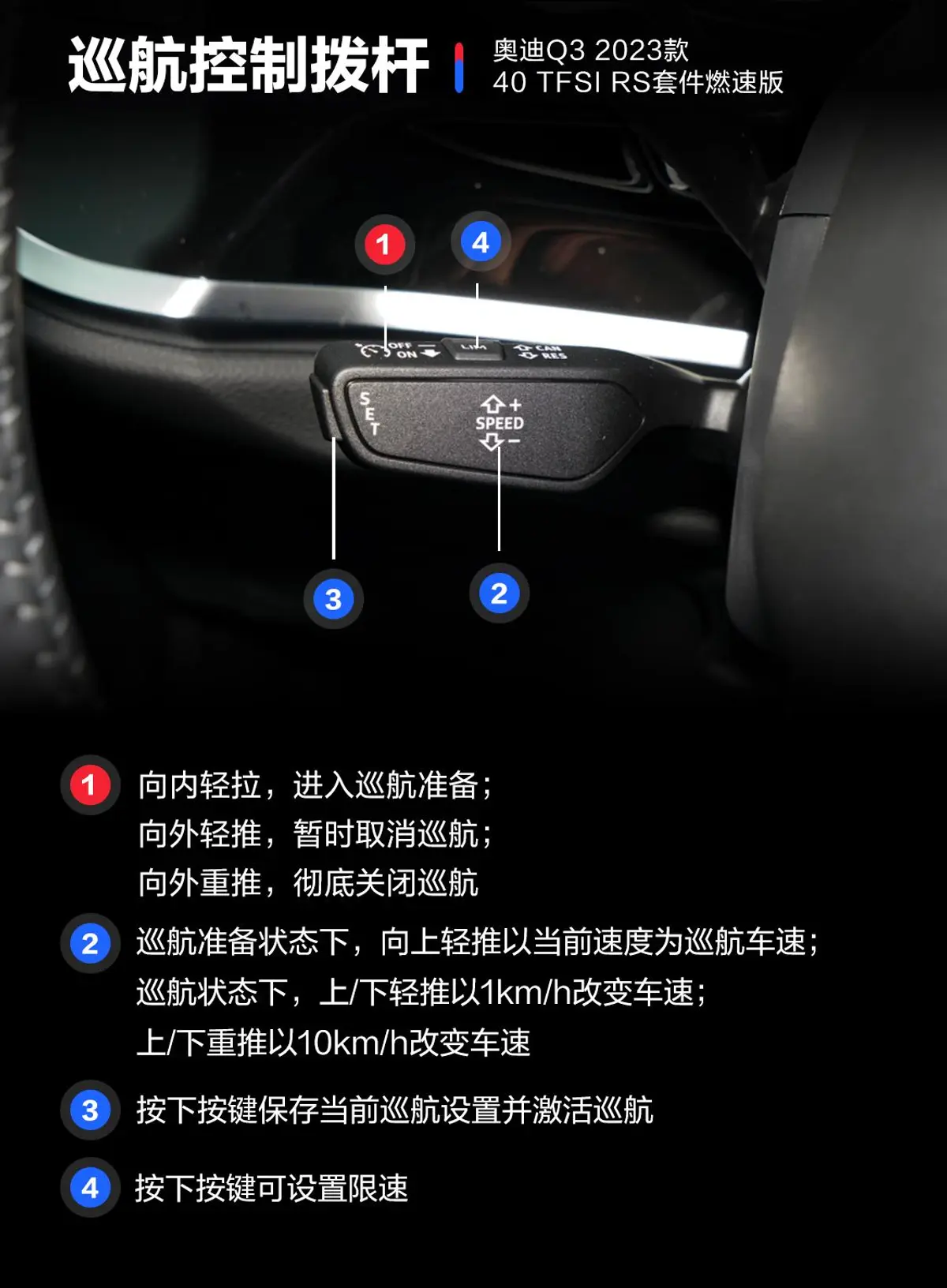 奥迪Q340 TFSI RS套件燃速型