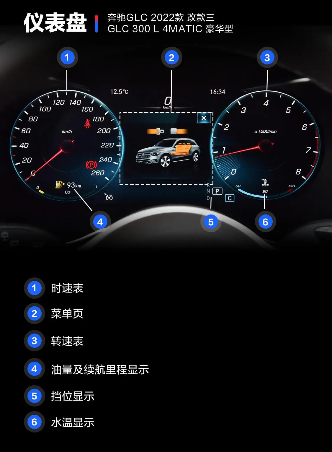 奔驰GLC改款三 GLC 300 L 4MATIC 豪华型