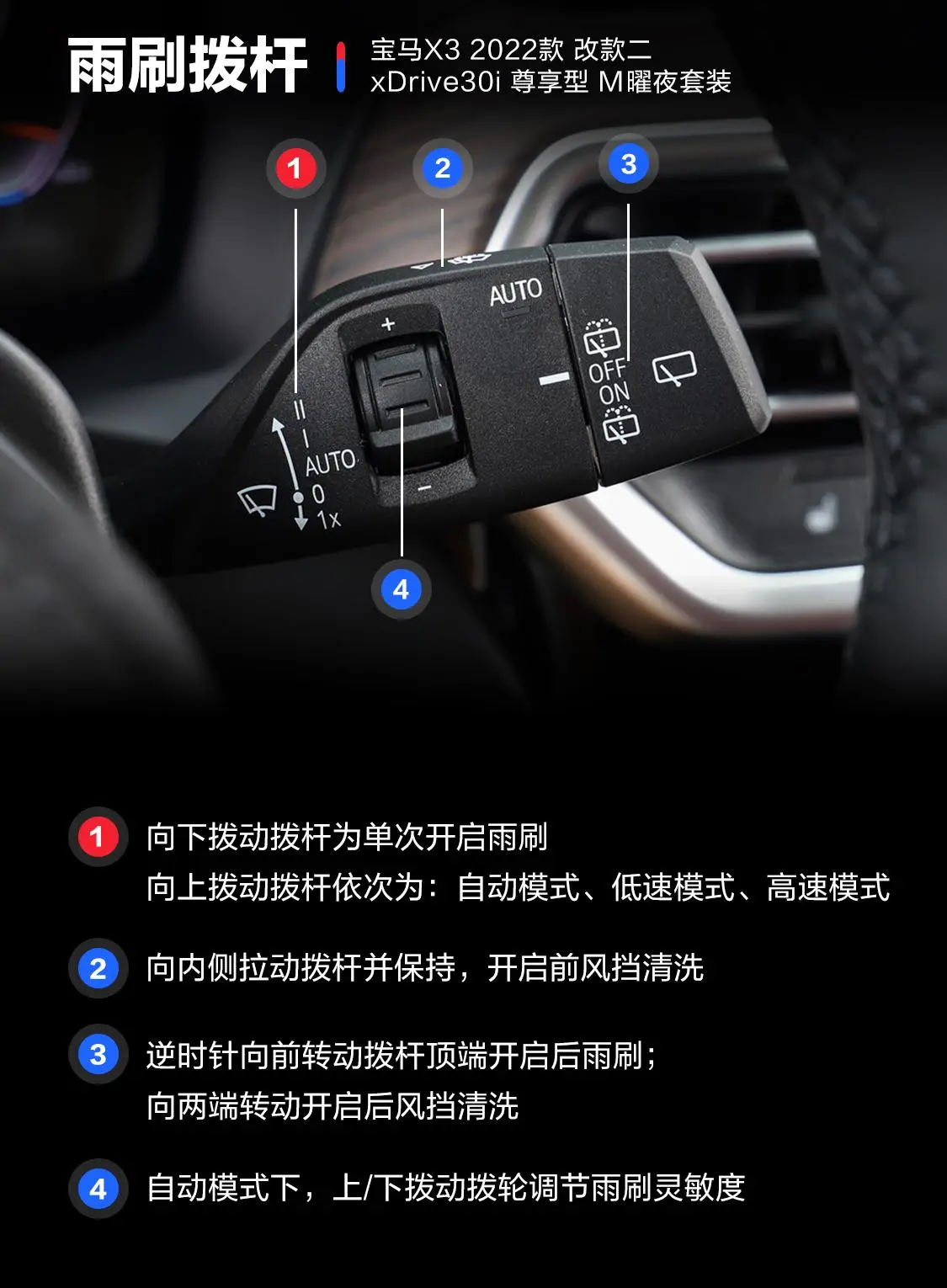 宝马X3改款二 xDrive30i 尊享型 M曜夜套装