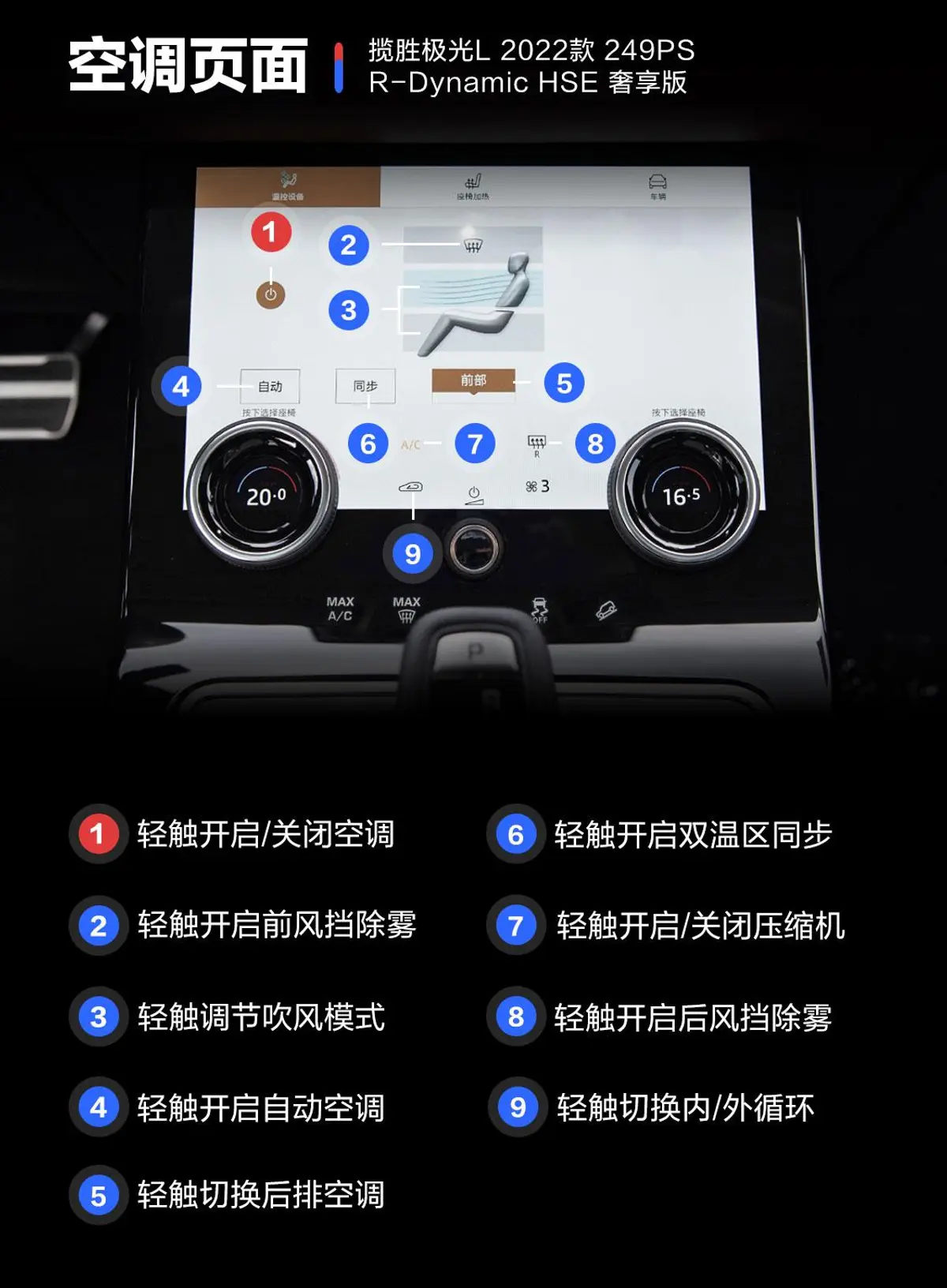 揽胜极光极光L 249PS R-Dynamic HSE 奢享版