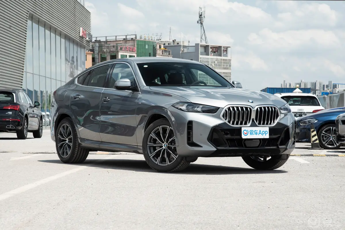 宝马X6改款 xDrive30i M运动套装侧前45度车头向右水平