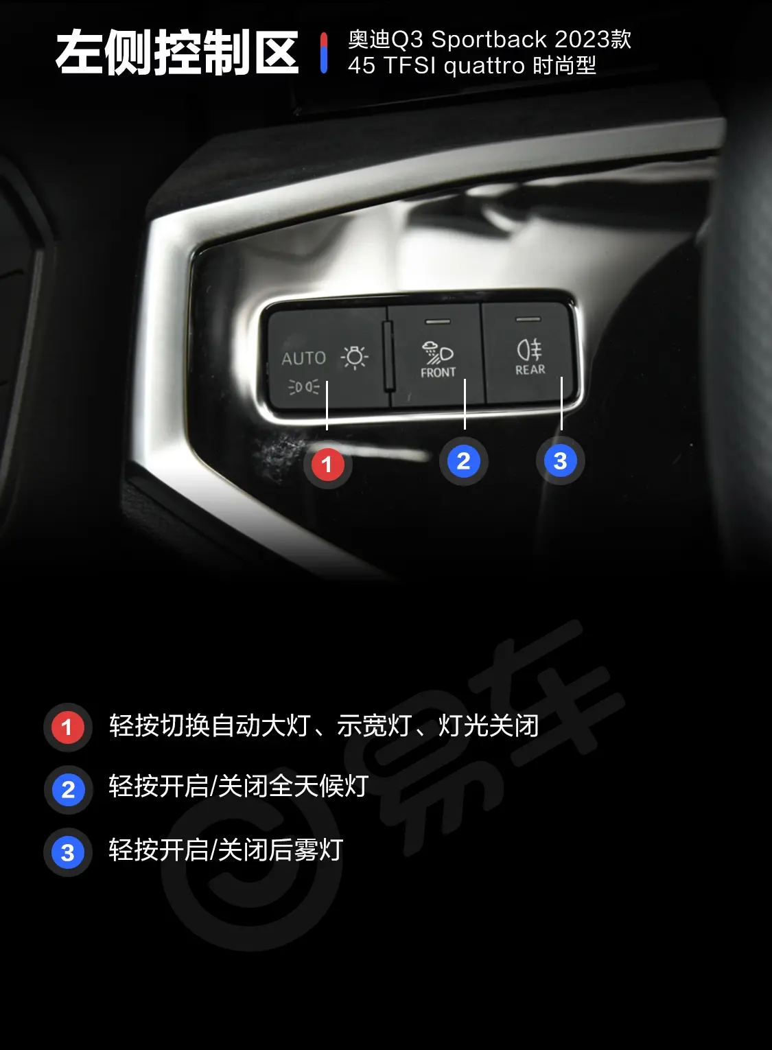 奥迪Q3 Sportback45 TFSI quattro 时尚型