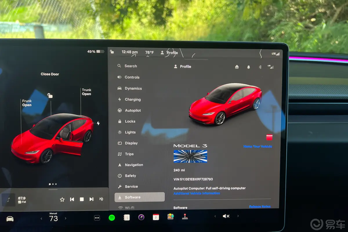 Model 3(进口)Performance高性能全轮驱动版车机