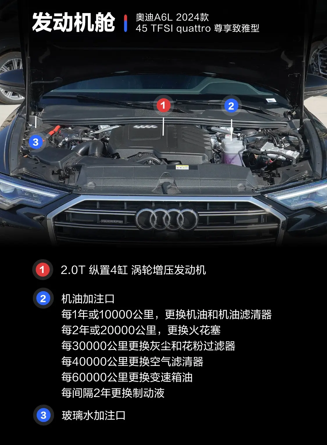 奥迪A6L45 TFSI quattro 尊享致雅型