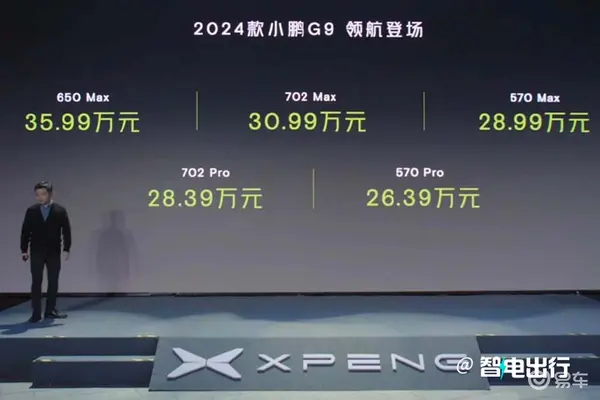 最高降6万小鹏新G9售26.39万起 何小鹏做全国第一-图4