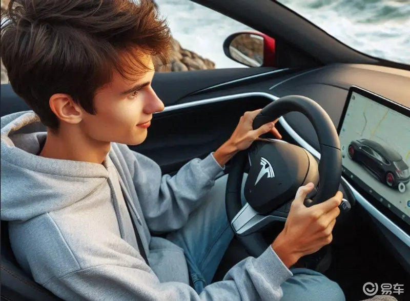 特斯拉软件更新引入儿童驾驶员功能，关注青少年驾驶安全(图1)