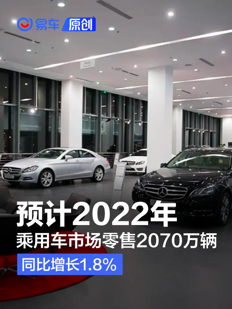 乘联会：预计2022年乘用车市场零售2070万辆 同比增长1.8%